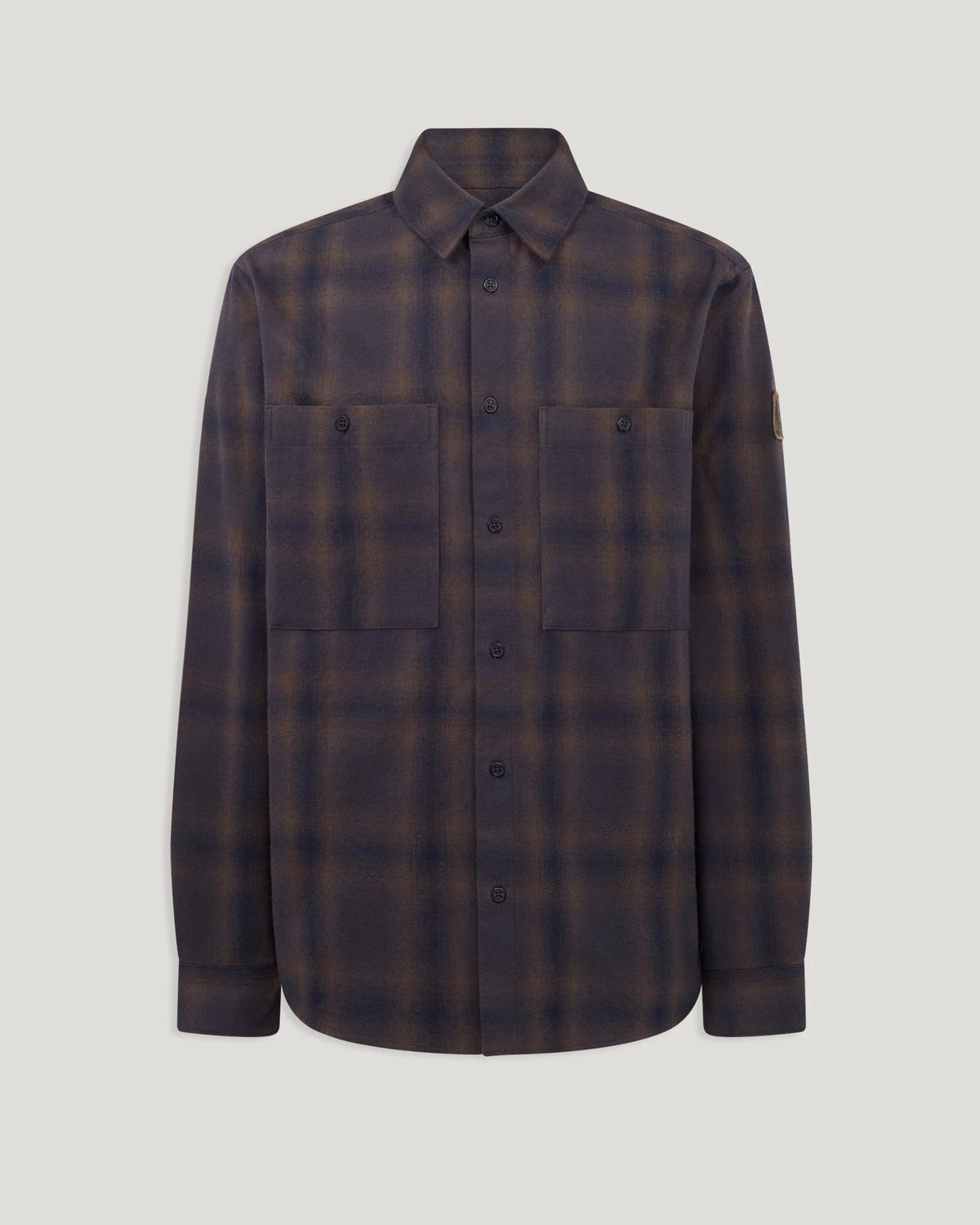 Outpost Flannel Shirt - Brown/Navy/Charcoal