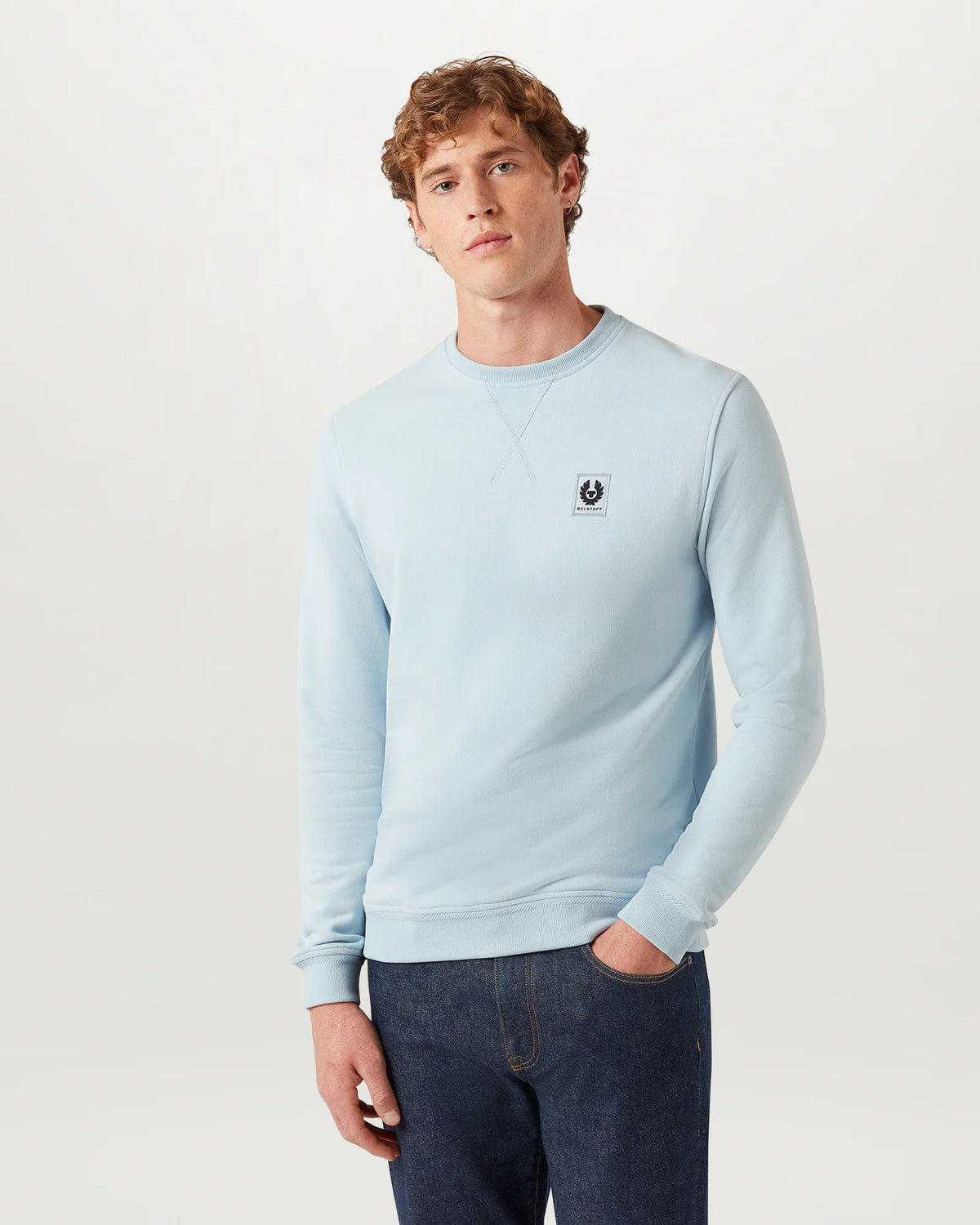 Cotton Sweatshirt - Sky Blue