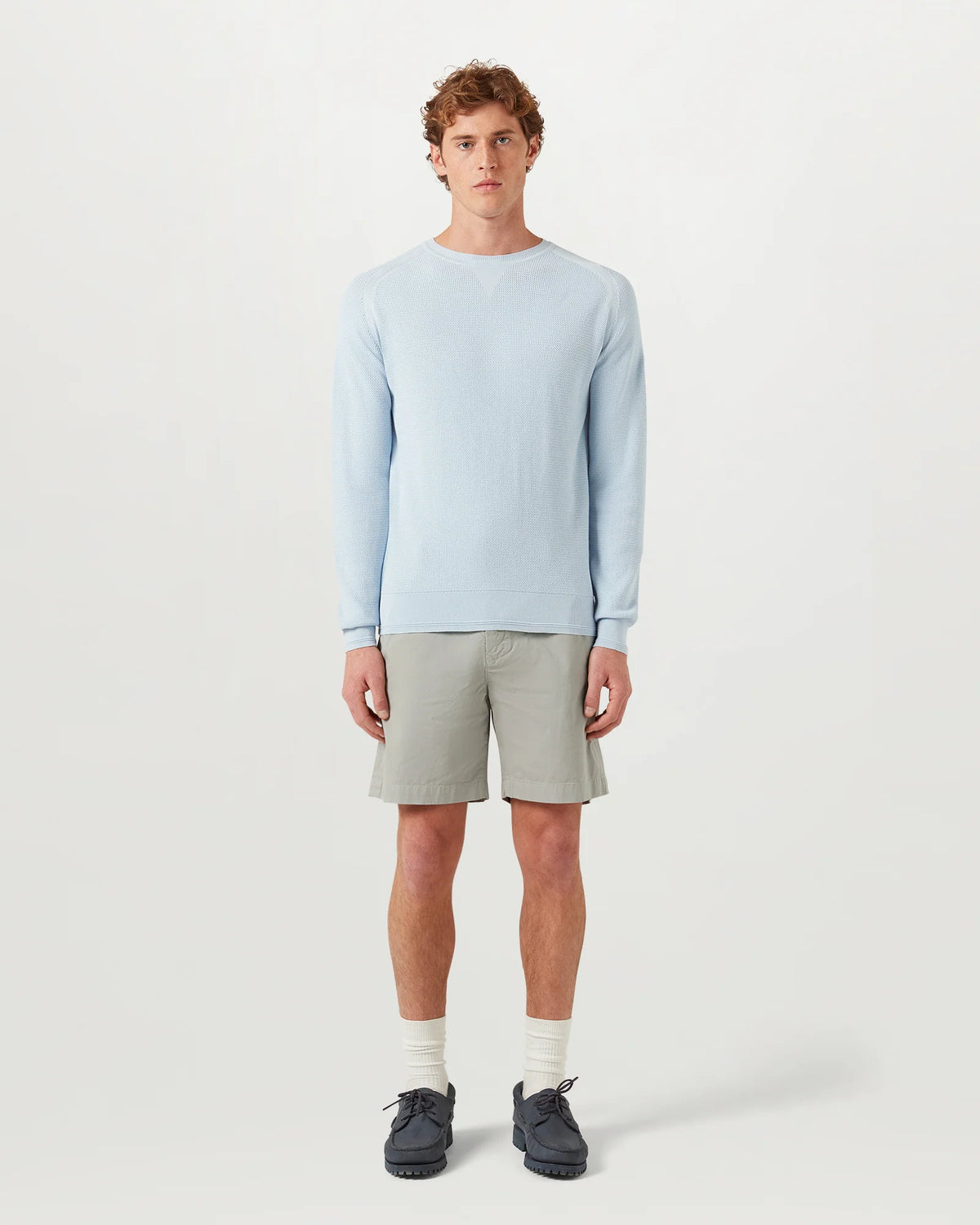 Guide Cotton Crewneck - Sky Blue