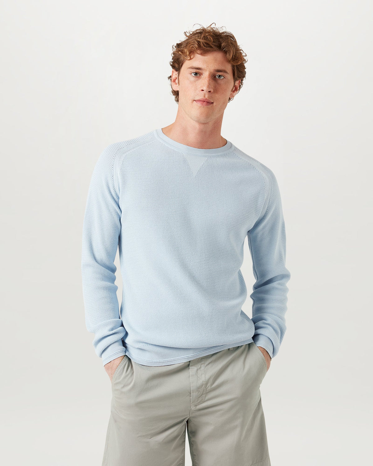 Guide Cotton Crewneck - Sky Blue