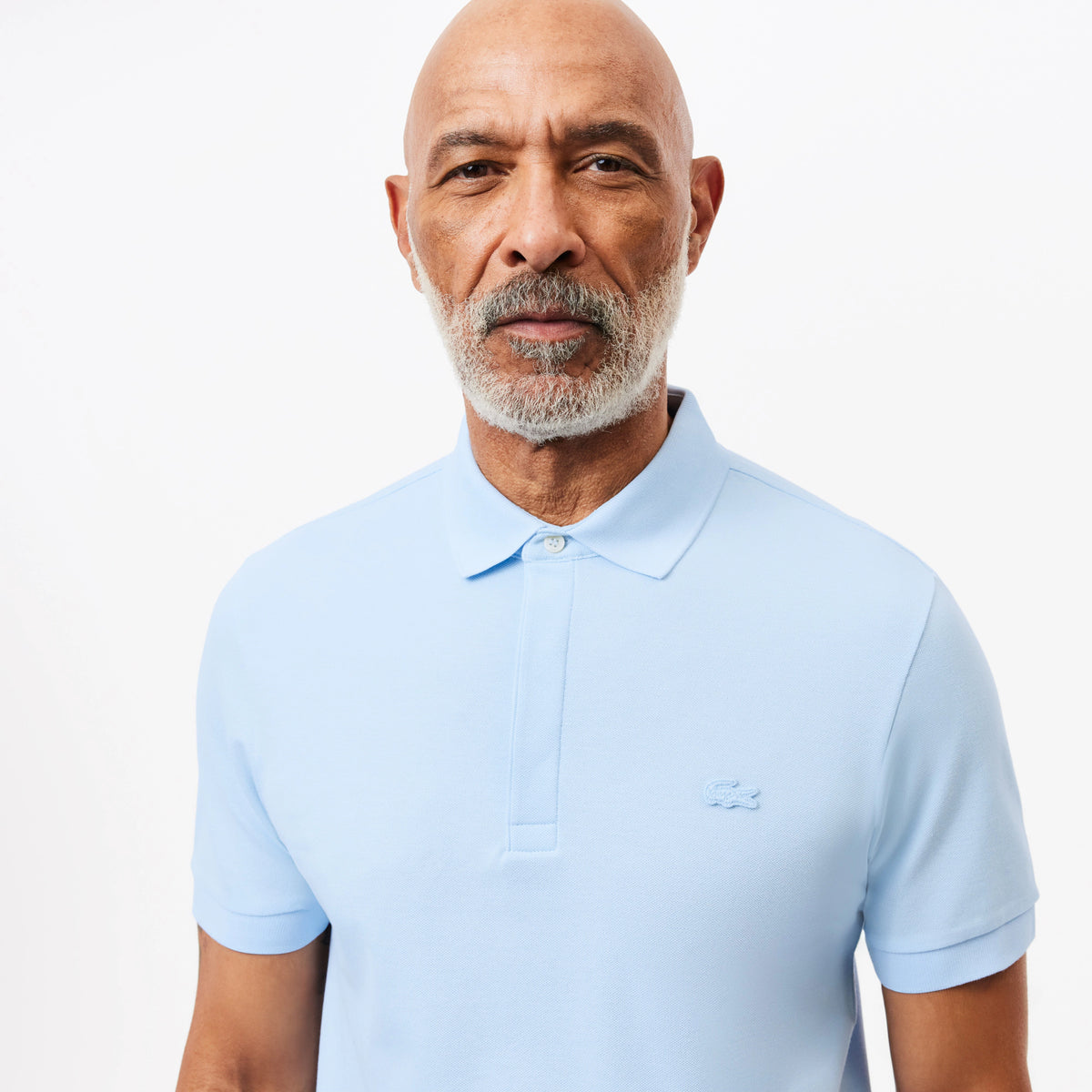 Regular Fit Stretch Cotton Paris Polo - Sky