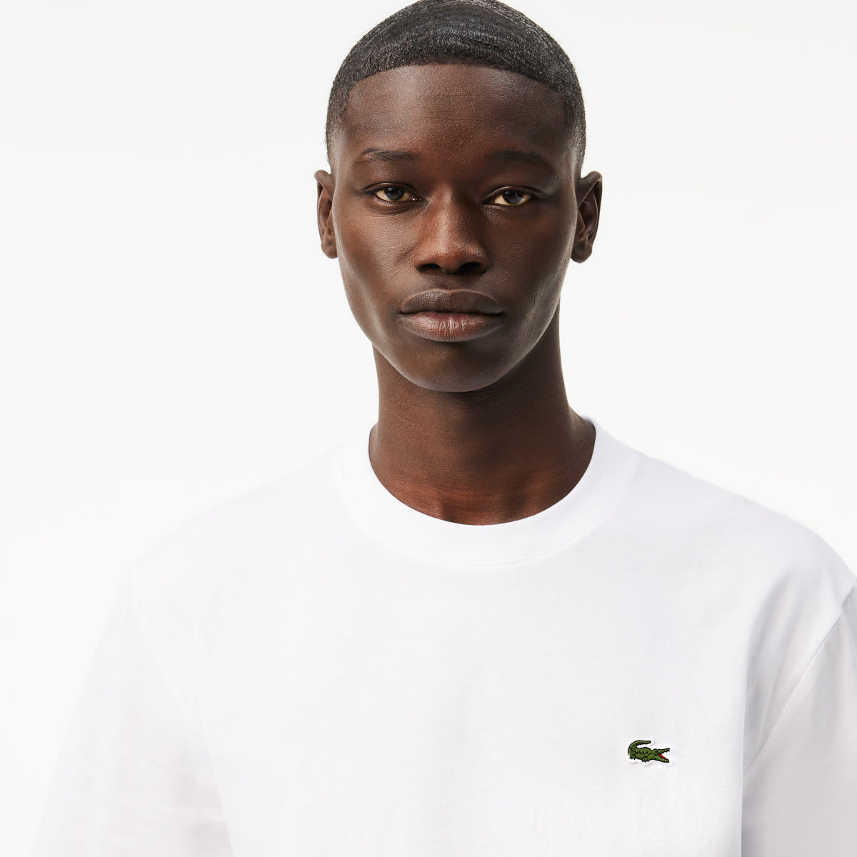 Croc Cotton T-Shirt - White