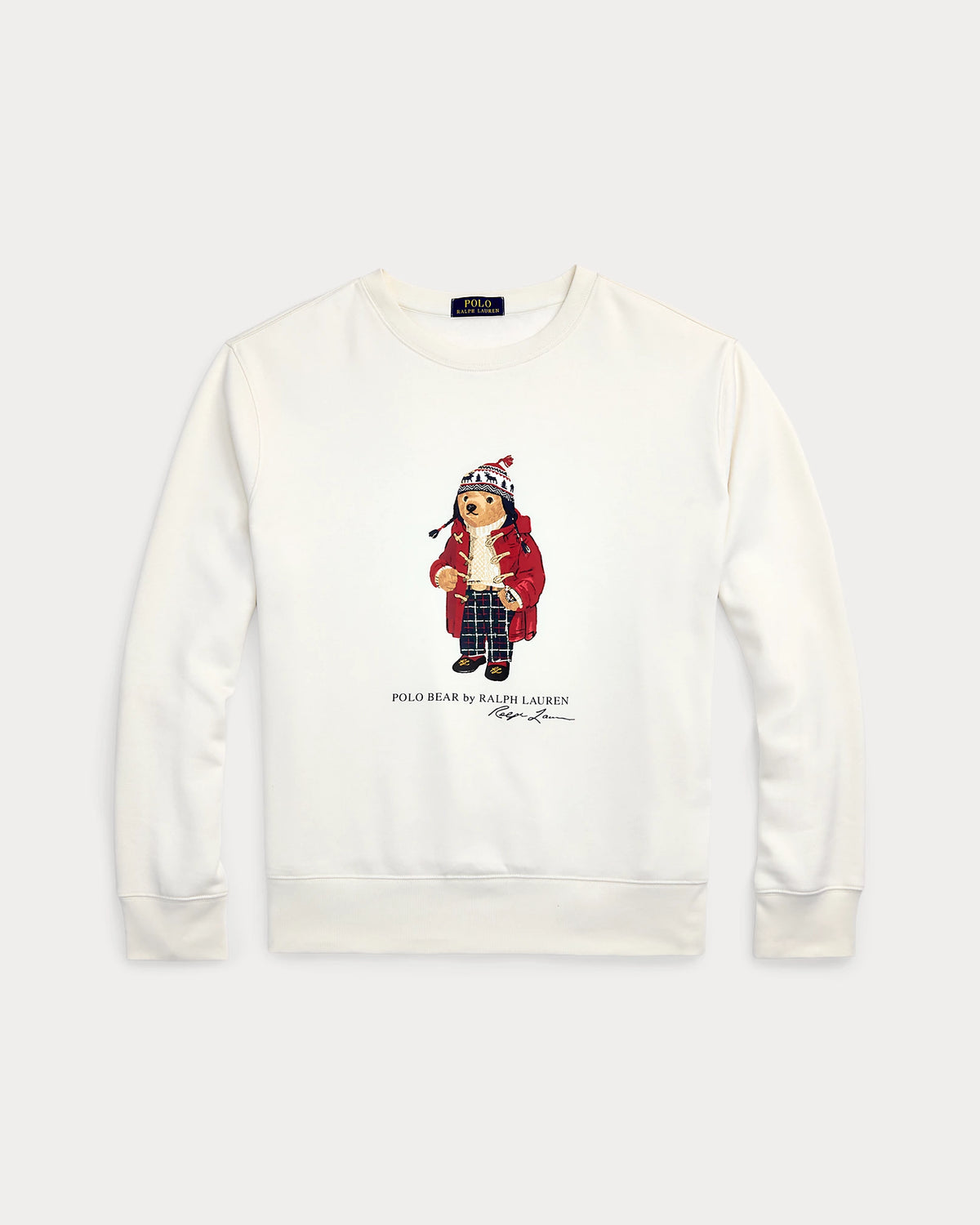 Polo Bear Fleece Sweatshirt - Cream