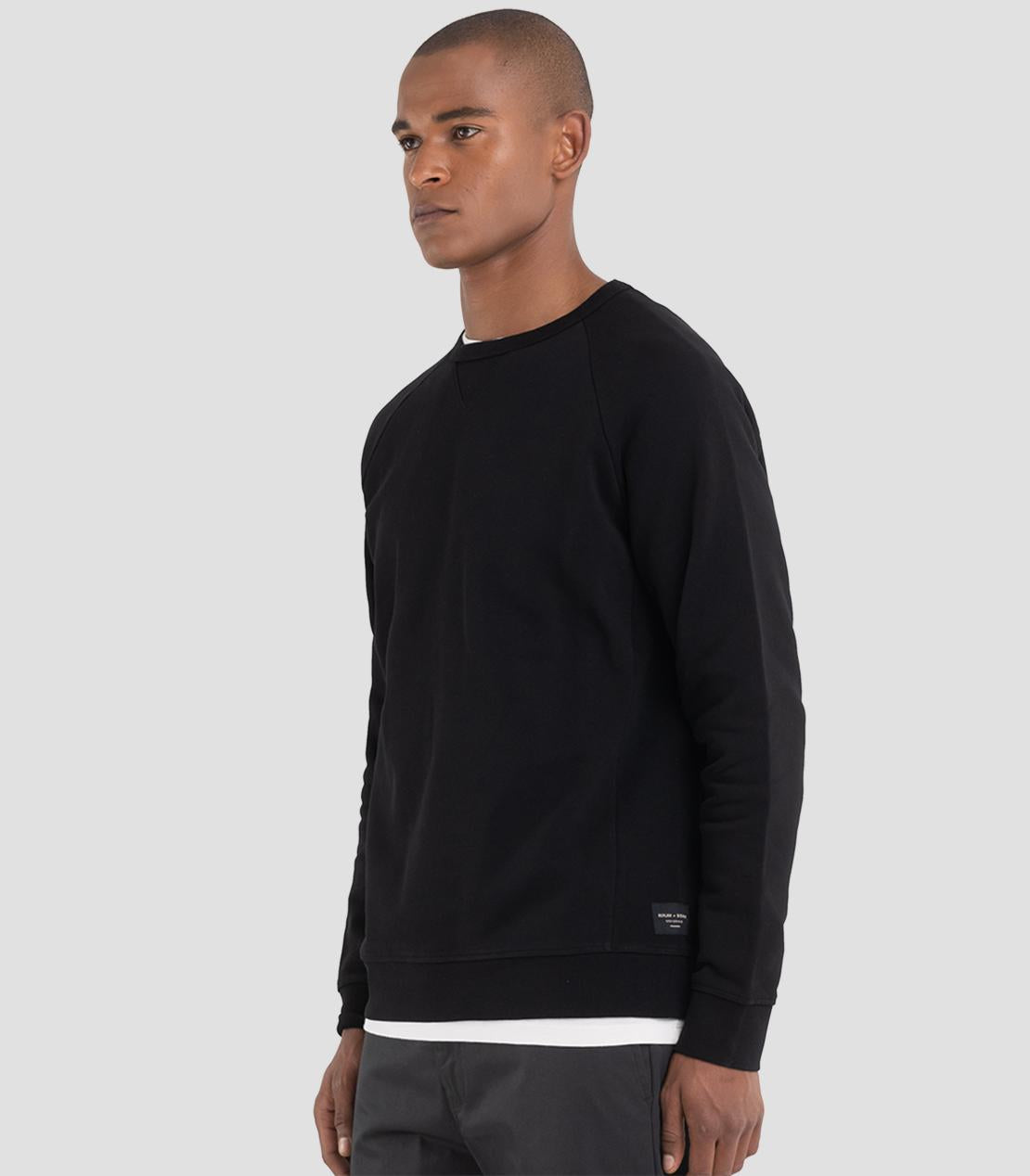 Sartoriale Crew Sweatshirt  - Black