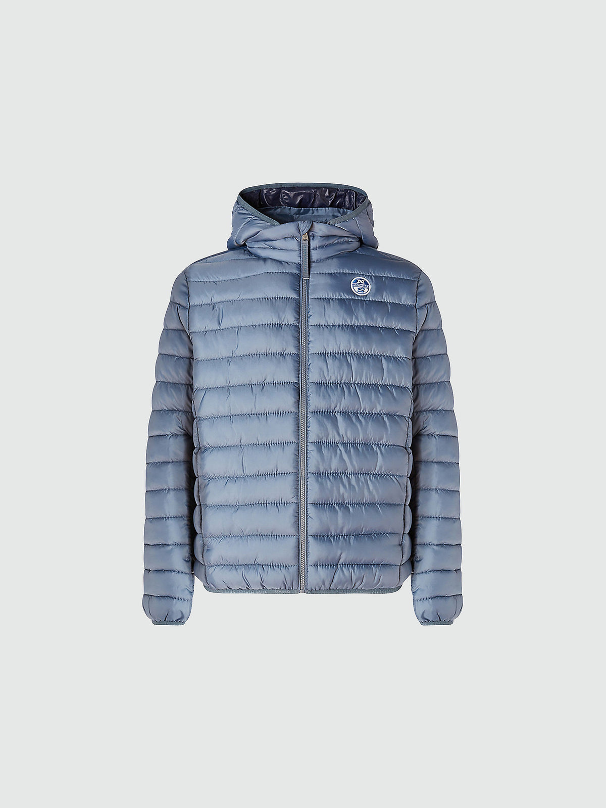 Skye Quilted Hood Jacket -China Blue